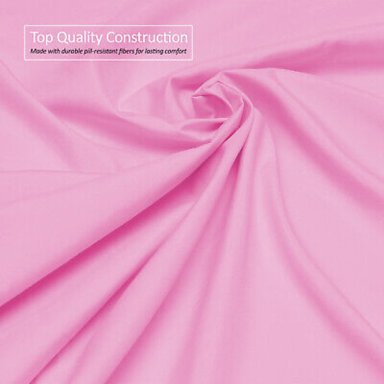 Premium Luxury Pleated Tailored Bed Skirt - 14” Drop Dust Ruffle, Twin - Yellow