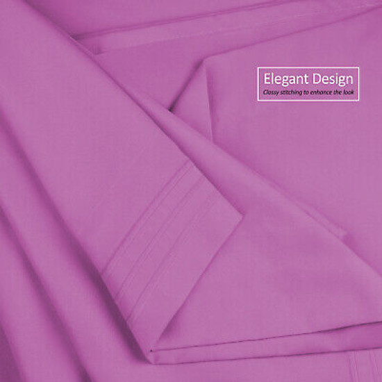 Premium Luxury Pleated Tailored Bed Skirt - 14” Drop Dust Ruffle, Twin - Yellow