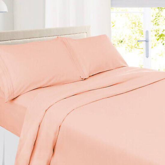 Premium Luxury Pleated Tailored Bed Skirt - 14” Drop Dust Ruffle, Twin - Yellow