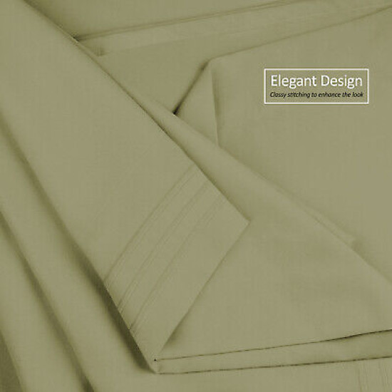 Premium Luxury Pleated Tailored Bed Skirt - 14” Drop Dust Ruffle, Twin - Yellow