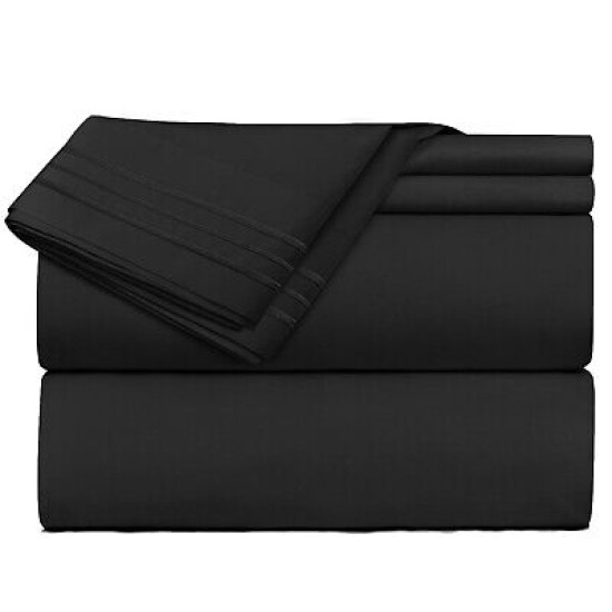Premium Luxury Pleated Tailored Bed Skirt - 14” Drop Dust Ruffle, Twin - Yellow