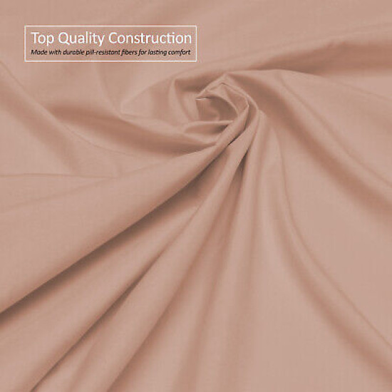 Premium Luxury Pleated Tailored Bed Skirt - 14” Drop Dust Ruffle, Twin - Yellow