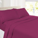 Premium Luxury Pleated Tailored Bed Skirt - 14” Drop Dust Ruffle, Twin - Yellow