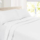 Premium Luxury Pleated Tailored Bed Skirt - 14” Drop Dust Ruffle, Twin - Yellow