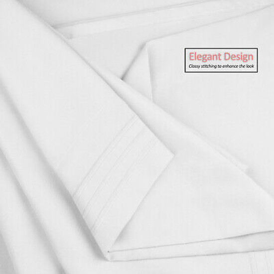 Premium Luxury Pleated Tailored Bed Skirt - 14” Drop Dust Ruffle, Twin - Yellow
