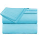Premium Luxury Pleated Tailored Bed Skirt - 14” Drop Dust Ruffle, Twin - Yellow
