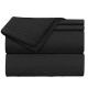 Premium Luxury Pleated Tailored Bed Skirt - 14” Drop Dust Ruffle, Twin - Yellow