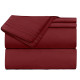 Premium Luxury Pleated Tailored Bed Skirt - 14” Drop Dust Ruffle, Twin - Yellow