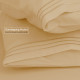 Premium Luxury Pleated Tailored Bed Skirt - 14” Drop Dust Ruffle, Twin - Yellow