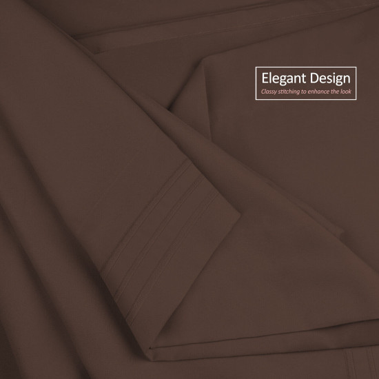 Premium Luxury Pleated Tailored Bed Skirt - 14” Drop Dust Ruffle, Twin - Yellow