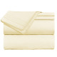 Premium Luxury Pleated Tailored Bed Skirt - 14” Drop Dust Ruffle, Twin - Yellow