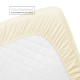 Premium Luxury Pleated Tailored Bed Skirt - 14” Drop Dust Ruffle, Twin - Yellow