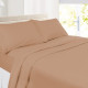 Premium Luxury Pleated Tailored Bed Skirt - 14” Drop Dust Ruffle, Twin - Yellow