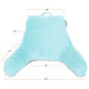 Super Soft Reading & TV Pillow Bed Rest Pillow Arms Support With Pockets - Aqua