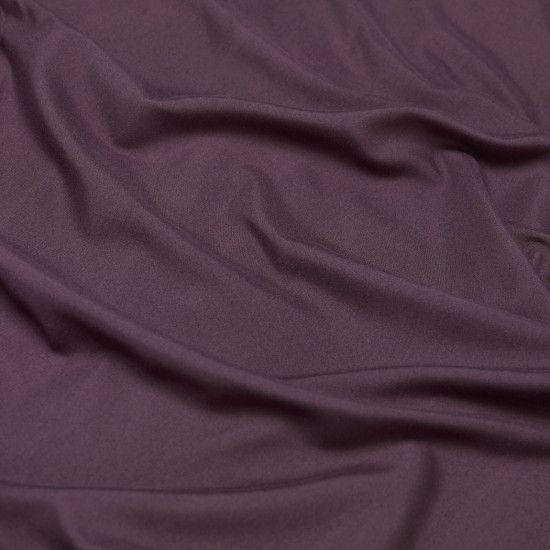 Duvet Cover Set Soft Brushed Comforter Cover W/Pillow Sham, Eggplant - King