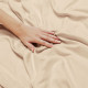 Duvet Cover Set Soft Brushed Comforter Cover W/Pillow Sham, Taupe - Full