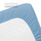 Set of 4 Piece Hotel Luxury Bed Sheet Set and 2 Hypoallergenic Bamboo Pillows