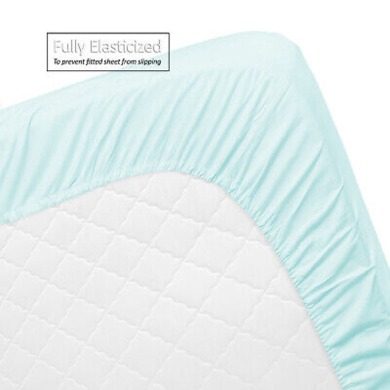 Set of 4 Piece Hotel Luxury Bed Sheet Set and 2 Hypoallergenic Bamboo Pillows