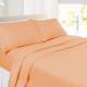 Set of 4 Piece Hotel Luxury Bed Sheet Set and 2 Hypoallergenic Bamboo Pillows