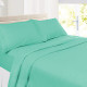 Set of 4 Piece Hotel Luxury Bed Sheet Set and 2 Hypoallergenic Bamboo Pillows