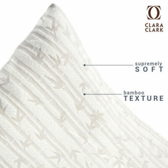 Set of 4 Piece Hotel Luxury Bed Sheet Set and 2 Hypoallergenic Bamboo Pillows