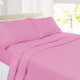 Set of 4 Piece Hotel Luxury Bed Sheet Set and 2 Hypoallergenic Bamboo Pillows
