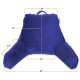 Soft Reading Pillow, TV & Bed Rest Pillow, Arms Support With Pockets -Royal Blue