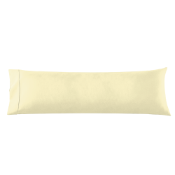 Body Pillowcase - Microfiber Pillow Case -Body Pillow Size 20x54, Vanilla Yellow