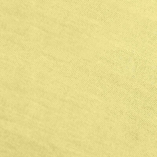 Body Pillowcase - Microfiber Pillow Case -Body Pillow Size 20x54, Vanilla Yellow