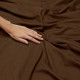 Duvet Cover Set Soft Brushed Comforter Cover W/Pillow Sham, Chocolate - King