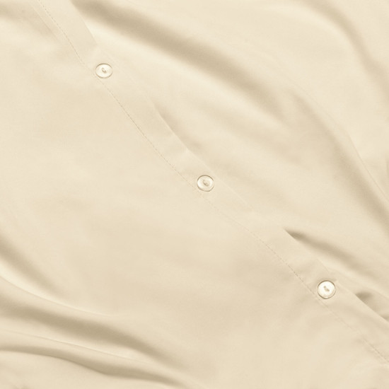 Duvet Cover Set Soft Brushed Comforter Cover W/Pillow Sham, Cream - King