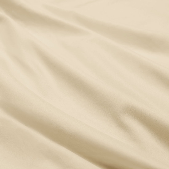 Duvet Cover Set Soft Brushed Comforter Cover W/Pillow Sham, Cream - King