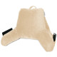 Soft Reading Pillow, TV & Bed Rest Pillow, Arms Support With Pockets - Beige
