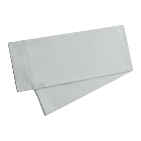 Body Pillowcase - 1 Microfiber Pillowcase -Body Pillow Size 20x54, Silver Gray