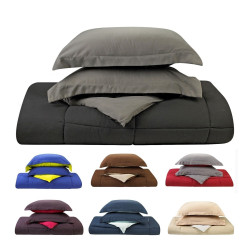 Clara Clark Reversible Down Alternative Comforter Soft All-Season Quilt