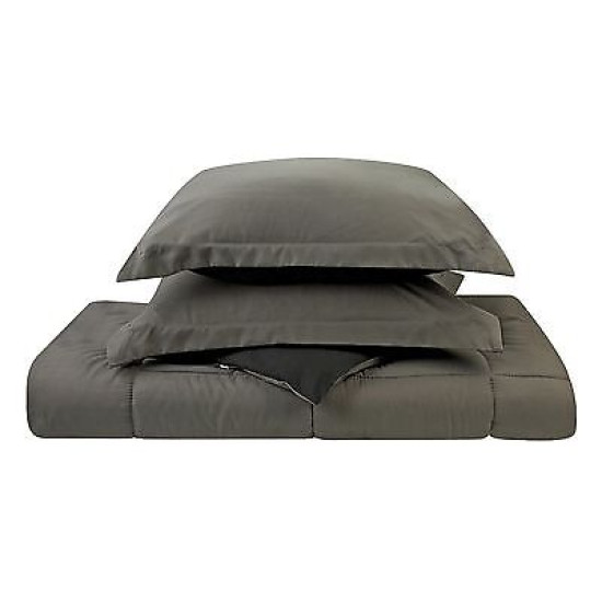 Clara Clark Reversible Down Alternative Comforter Soft All-Season Quilt