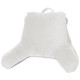 Super Foam Reading Pillow, TV & Bed Rest Pillow, Arms Support With Pockets White