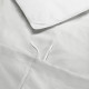 Duvet Cover Set Soft Brushed Comforter Cover W/Pillow Sham, Silver - King