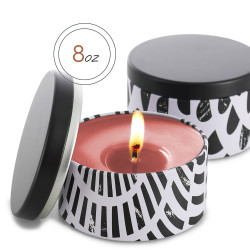 Candle Tins for Candle Making Metal Jars Storage Containers Lids and Stickers