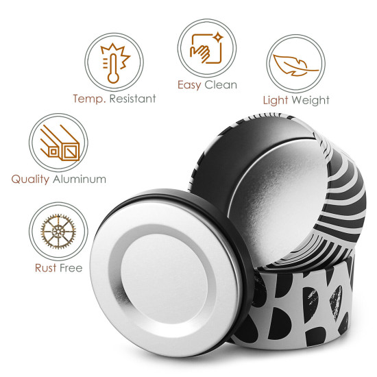 Candle Tins for Candle Making Metal Jars Storage Containers Lids and Stickers