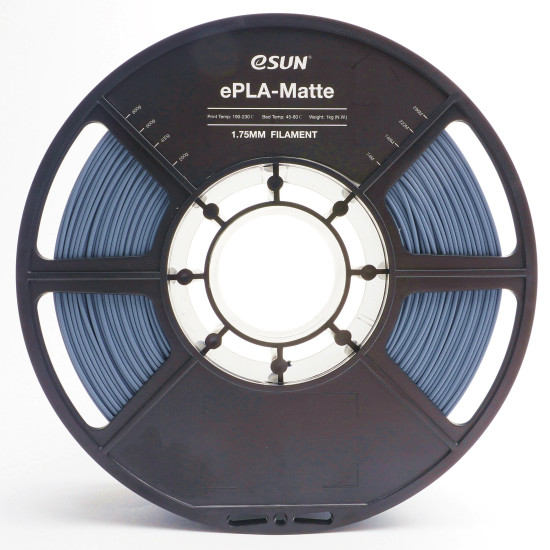eSUN ePLA-Matte 3D Printer Filament 1.75mm 1KG 2.2LBS 3D Printing Filament Matte Surface Low Density Material for 3D Printing - Yellow