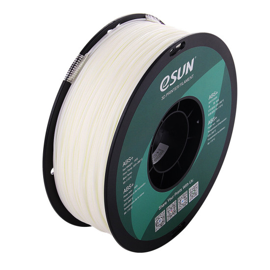 eSUN ABS+ 1KG 3D Printing Filament 1.75mm ABS 3D Printer Filament Vacuum Packaging 1KG 2.2 LBS Spool 3D Printing Materials for 3D Printer - Yellow
