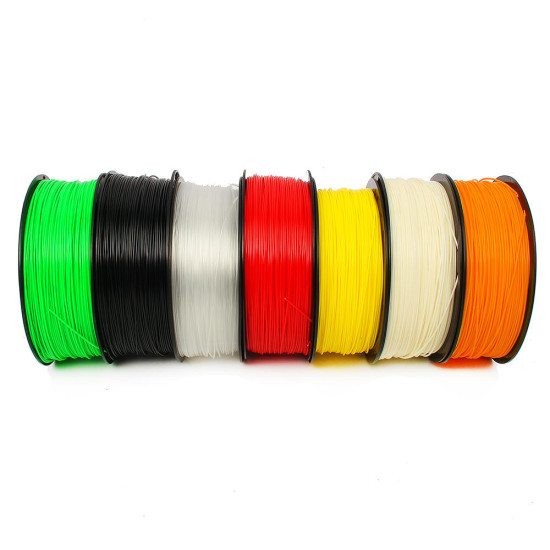 CCTREE 1KG/Roll 1.75mm Many Colors ABS Filament for Crealilty/TEVO/Anet 3D Printer - Orange