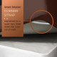 21” Extra Deep Pocket Ultra Soft Fitted Sheet Elastic All Around, Twin-Chocolate