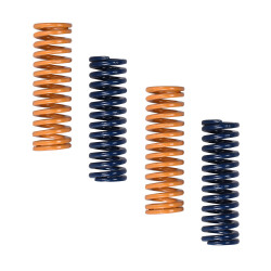Creativity 4pcs 3D Printer Parts Spring Heated Bed Leveling 8X20mm 10X25 Hot Plate 3D Printer Parts Reprap Imported For Ender3 CR10 MK2A - Blue 20mm 8mm