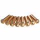 4 Size Brass Nozzle 3.0mm/1.75mm ABS/PLA Filament Extruder Nozzle For 3D Printer - 1102S