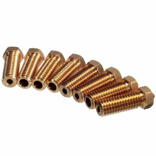 4 Size Brass Nozzle 3.0mm/1.75mm ABS/PLA Filament Extruder Nozzle For 3D Printer - 1102S