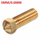 4 Size Brass Nozzle 3.0mm/1.75mm ABS/PLA Filament Extruder Nozzle For 3D Printer - 1102S