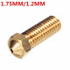4 Size Brass Nozzle 3.0mm/1.75mm ABS/PLA Filament Extruder Nozzle For 3D Printer - 1102S