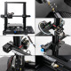 Ender 3 V2/Pro 3D Printer Upgrade Kit Black Knight kit and Belt Screws for Genuine Hiwin Linear Rail Improvement - Ender 3 Without Linear Rail